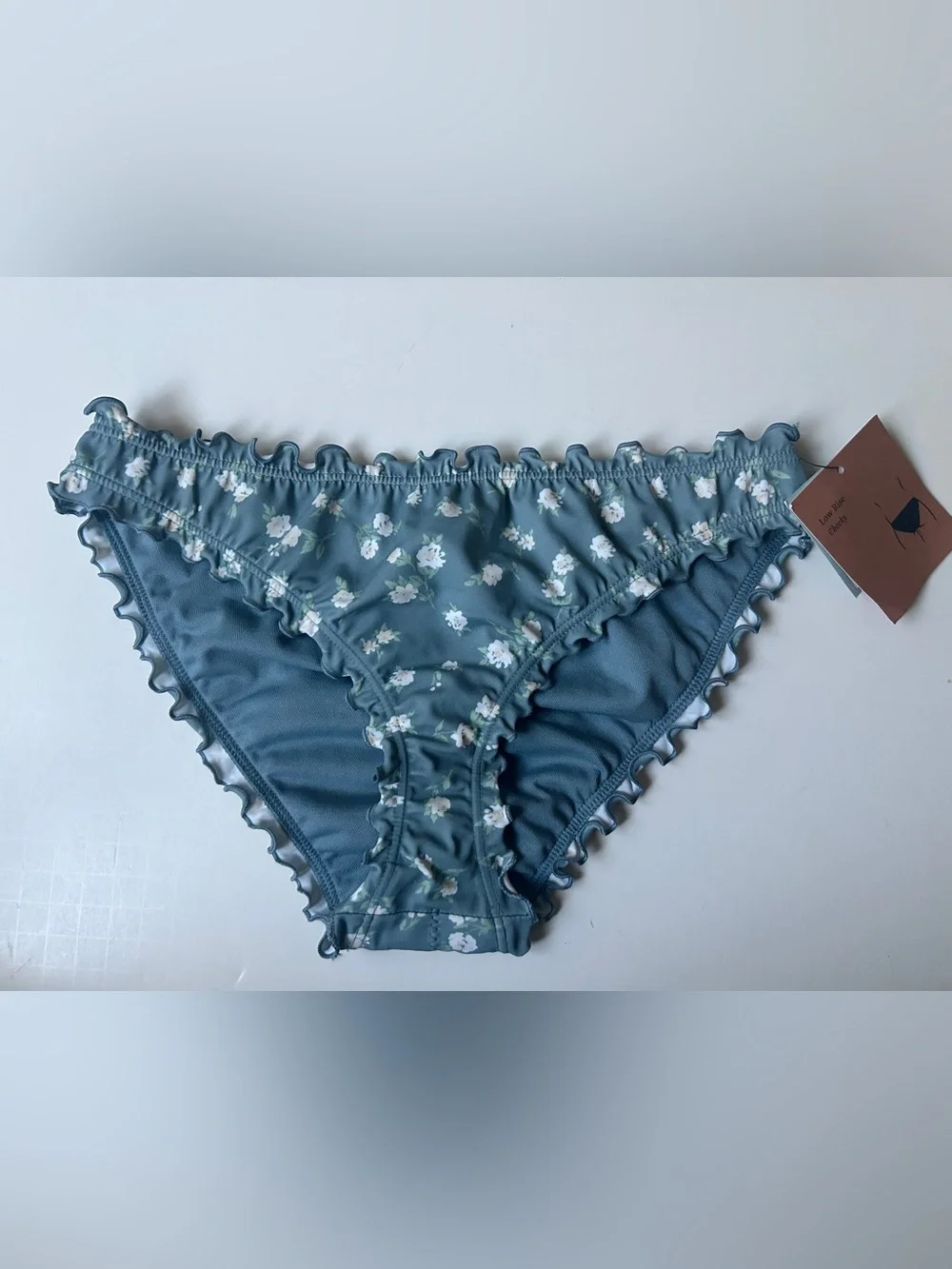 NWT Shade & Shore Ruffle Cheeky Bikini Bottom XS